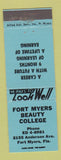 Matchbook Cover - Fort Myers Beauty College FL
