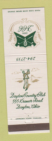Matchbook Cover - Dayton Country Club Dayton OH