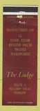 Matchbook Cover - The Lodge Bellows Falls VT DD Bean