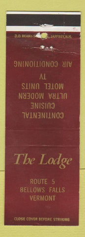 Matchbook Cover - The Lodge Bellows Falls VT DD Bean