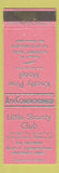 Matchbook Cover - Little Shanty Club Salisbury MA Knotty Pine Motel