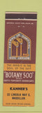 Matchbook Cover - Botany 500 Men's Clotehs Kanner's Massillon OH