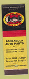 Matchbook Cover - Ashtabula Auto Parts OH Conneaut