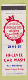 Matchbook Cover - Hi Level Car Wash Toledo OH