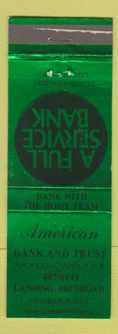 Matchbook Cover - American Bank and Trust Lansing MI
