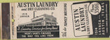 Matchbook Cover - Austin Laundry Dry Cleaning Austin TX