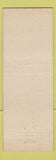 Matchbook Cover - Chuck's Cleaners Dyers