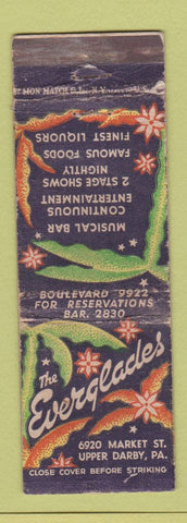 Matchbook Cover - Everglades Upper Darby PA WEAR