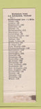 Matchbook Cover - Cottonwood Inn Restaurant La Grange TX