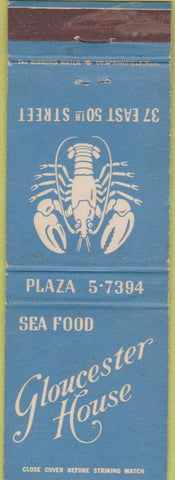 Matchbook Cover - Gloucester House New York City lobster