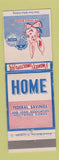 Matchbook Cover - Home Federal Savings Loan Hollywood FL rabbit