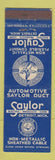 Matchbook Cover - Saylor Electric Products Detroit MI