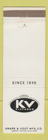 Matchbook Cover - Knape and Vogt Fixtures Grand Rapids MI