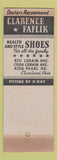 Matchbook Cover - Freeman Men's Shoes Clarence Faflik Cleveland OH WEAR