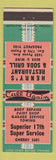 Matchbook Cover - Superior 17th Super Service Henry's Restaurant