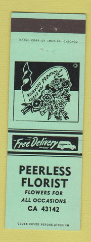 Matchbook Cover - Peerless Florist