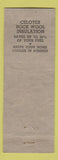Matchbook Cover - Ohio Roofing and Siding Springfield OH