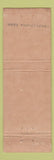 Matchbook Cover - Henderson Body Shop Chattanooga TN WEAR