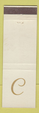 Matchbook Cover - Suburban Motor Freight C Monogram