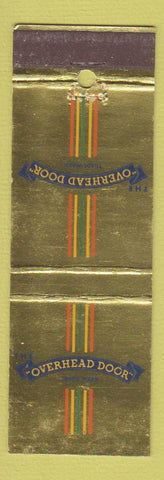 Matchbook Cover - Overhead Door Company Syracuse IN Hartford City IN