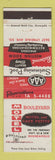 Matchbook Cover - Boulevard Motel Minneapolis MN