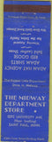 Matchbook Cover - Midway Department Store Saint Paul MN