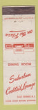 Matchbook Cover - Suburban Cocktail Lounge East Orange NJ WEAR