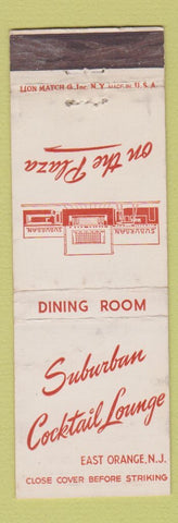 Matchbook Cover - Suburban Cocktail Lounge East Orange NJ WEAR