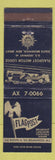 Matchbook Cover - Flagpost Restaurant South Brunswick NJ