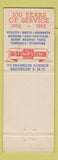 Matchbook Cover - Stimpson Metal Goods Brooklyn NY fasteners