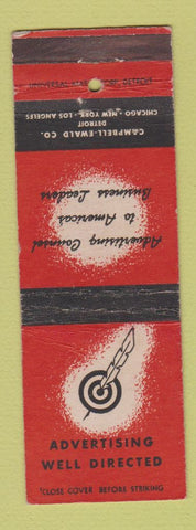 Matchbook Cover - Campbell Ewald Advertising Detroit MI