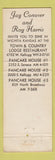 Matchbook Cover - Town and Country Restaurant Wichita KS Pancake House