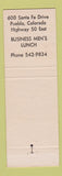 Matchbook Cover - Gaetano's Restaurant Pueblo Colorado
