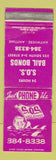 Matchbook Cover - SOS Bail Bonds NV? WEAR