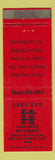 Matchbook Cover - Song Hee Chinese Restaurant West Los Angeles CA