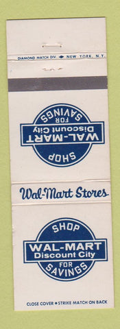 Matchbook Cover - Wal Mart Discount City Department Stores