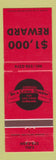 Matchbook Cover - Crime Stoppers Memphis?