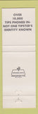 Matchbook Cover - Crime Stoppers Memphis?