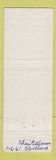 Matchbook Cover - Bulova Watches JJ Smith's Janesville Beloit Madison Monroe WI