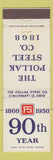 Matchbook Cover - Pollak Steel 1958 Cincinnati OH