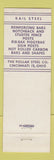 Matchbook Cover - Pollak Steel 1958 Cincinnati OH