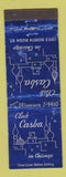 Matchbook Cover - Club Casba Chicago IL WEAR