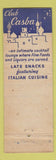 Matchbook Cover - Club Casba Chicago IL WEAR