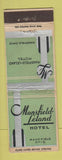 Matchbook Cover - Mansfield Leland Hotel Mansfield OH deco