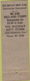 Matchbook Cover - Midway Department Store Saint Paul MN WORN