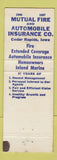 Matchbook Cover - Emil Uchytil Insurance Toledo OH WEAR