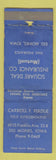 Matchbook Cover - Carroll Perdue Square Deal Insurance Des Moines IA WORN