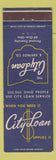 Matchbook Cover - City Loan Ohio OH