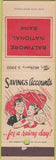 Matchbook Cover - Baltimore National Bank MD