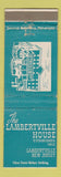 Matchbook Cover - Lambertville House NJ